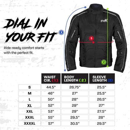 Spyder Motorcycle Jacket for Men with Weather Resistant Cordura Textile Fabric for Enduro Motocross Jacket